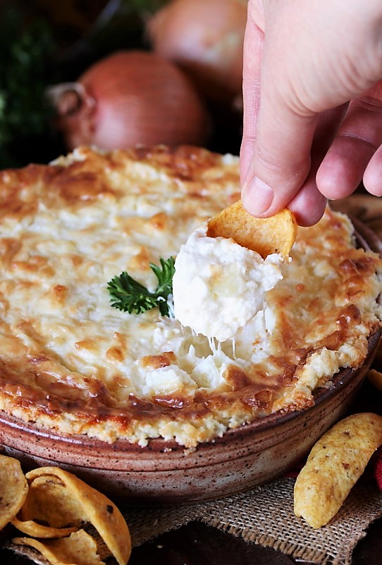 Hot Onion Souffle Dip The Kitchen is My Playground