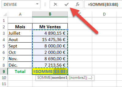 Ntroduire 83 imagen formule addition sur excel