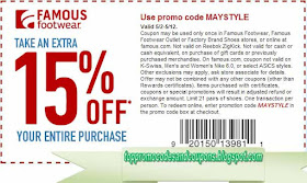 famous footwear coupon code