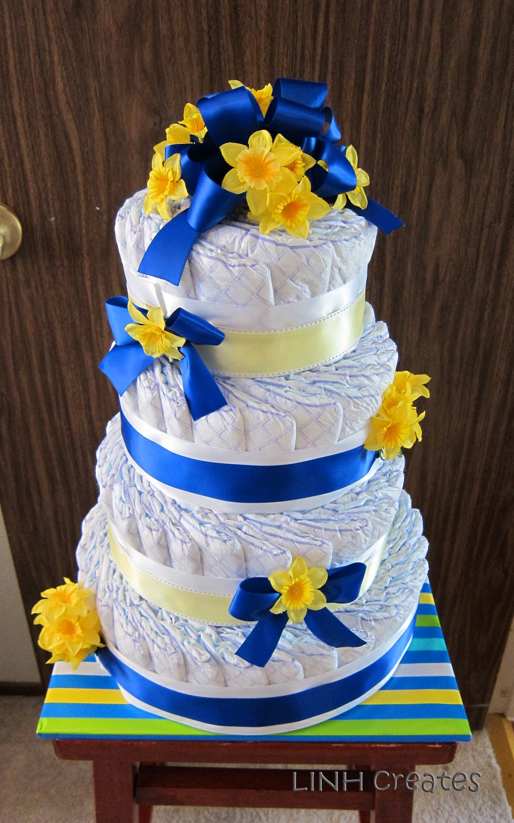 linh creates . . . paper crafts consume me Tutorial Diaper Cake