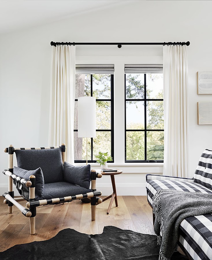 tapizar-sofa-estampado-vichy-decoracion-salon-blanco-negro