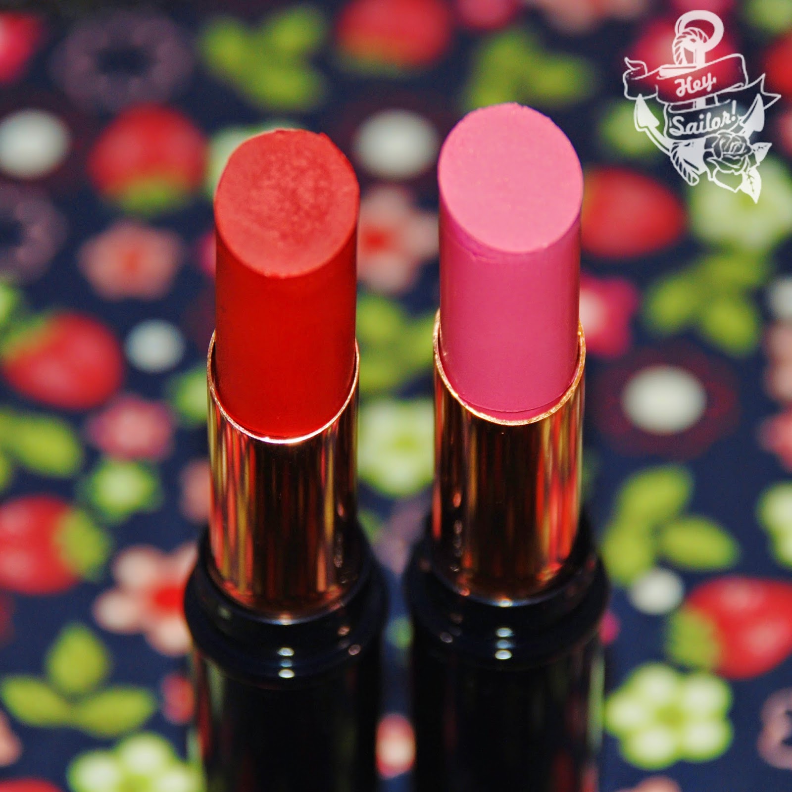 Hey, Sailor! Batons Natura Una Longa Duração VERMELHO 60 e ROSA 61