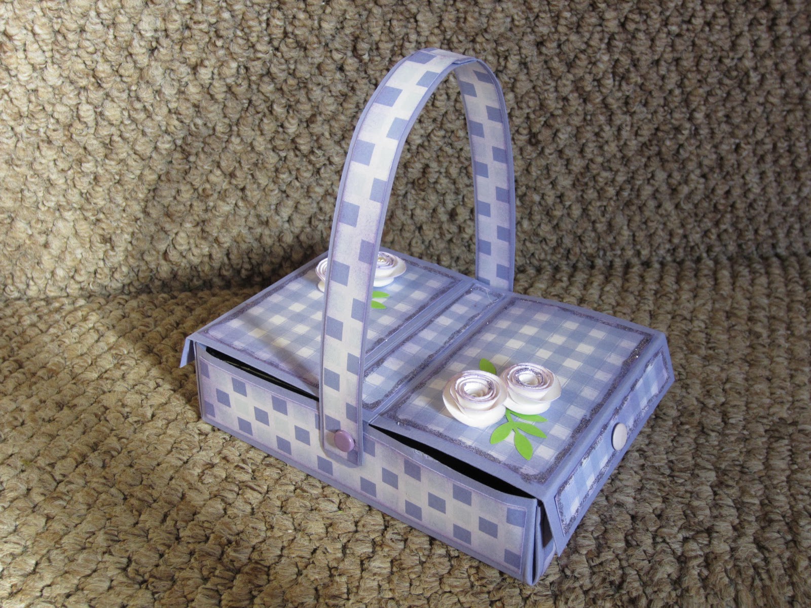 Cruella's Creations The Purple Picnic Basket