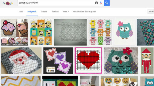 patrones de c2c crochet busqueda en google