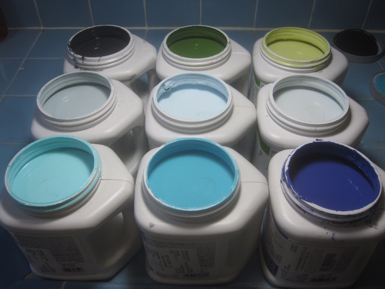 Tropical Texana PLENTIFUL PALETTE OF PAINTS PERK UP PAINTED POTS