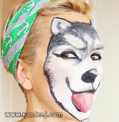 wolf face makeup costume paint angry kandeej minute last while