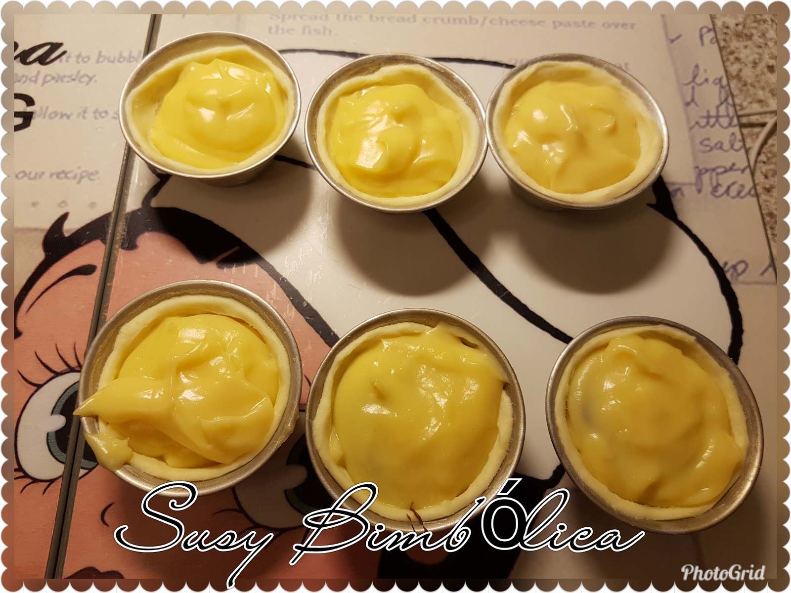 Susy Bimbólica Natelas Pastéis de nata com Nutella