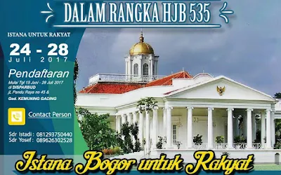 Hasil gambar untuk Istana Bogor untuk Rakyat (Istura)