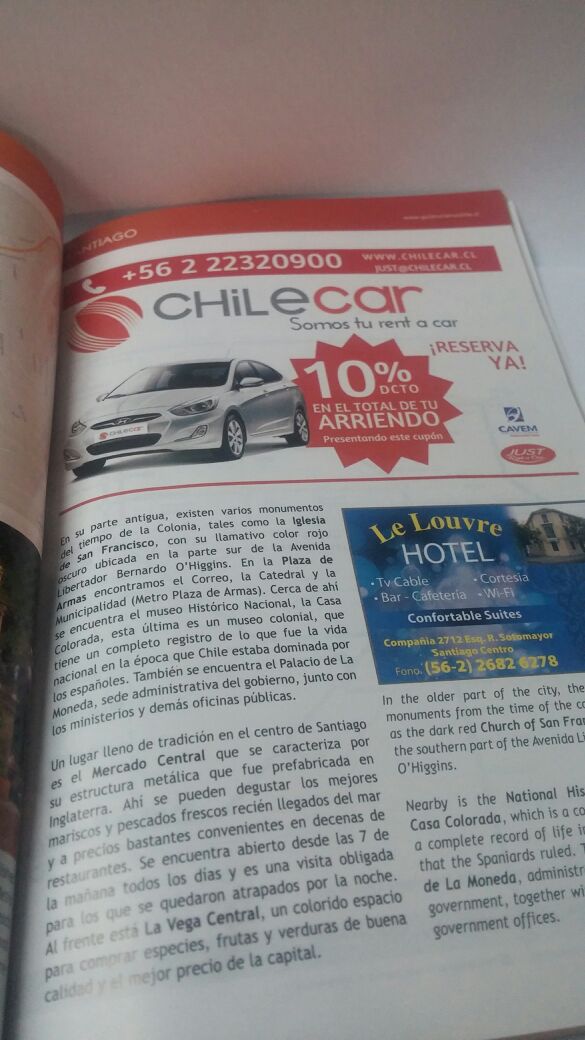 Chile Car, rent a car ¡Rent a car en Chile, descuentos!