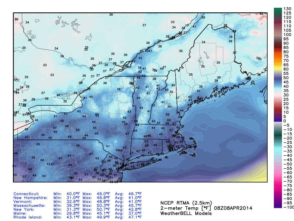 Blackstone Valley Weather Service Tuesday Weather Forecast