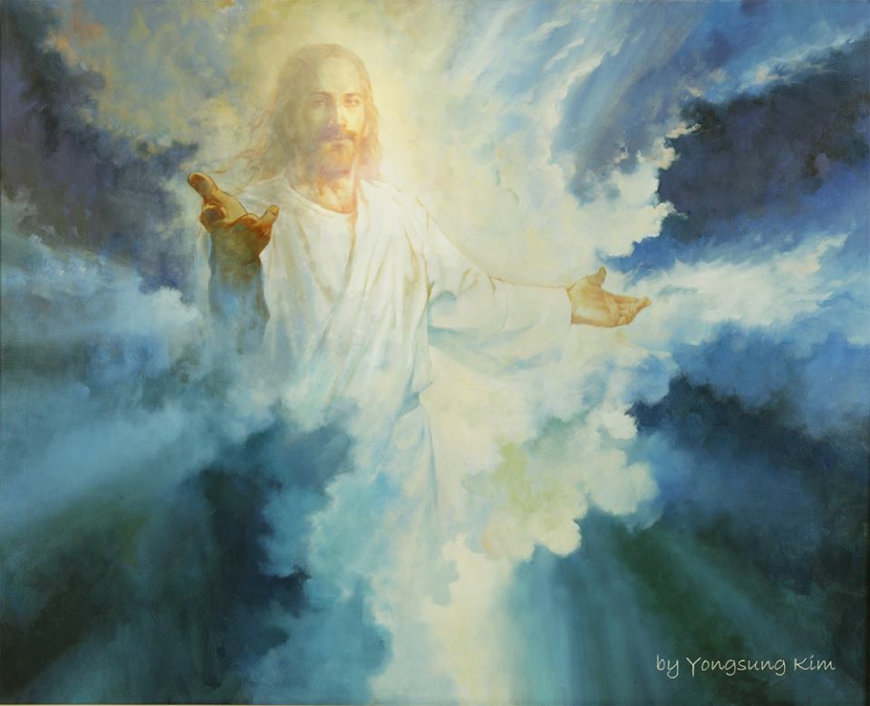 An encounter with Yeshua Yeshua"s divine presence painted by Yongsung Kim