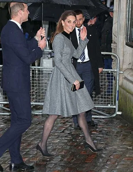 The Duchess wore a dress by Catherine Walker. Kate Middleton wore Catherine Walker dress for the UK's Holocaust Memorial Day Ceremony