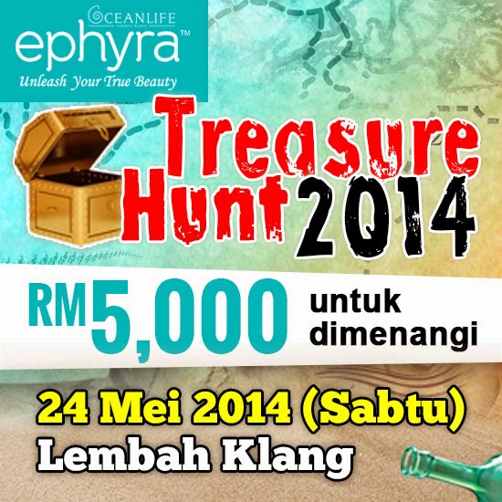 Kenangan manis bila dapat join Treasure Hunt Bersama Ephyra..