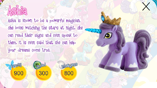 Ashia toy bio from the Filly toy site