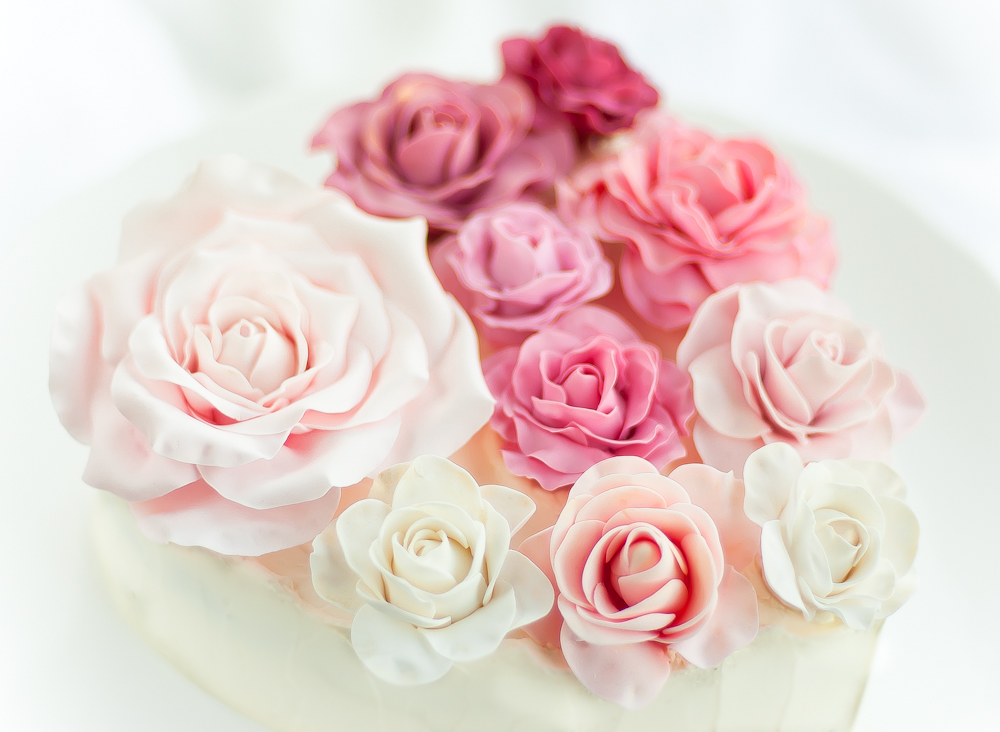 Lulu's Sweet Secrets: Rose Heart Cake