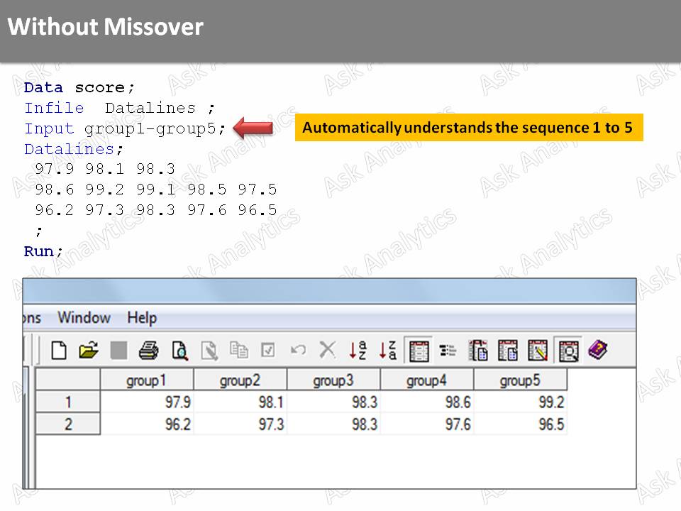 Ask Analytics: Base SAS - Importing Data into SAS