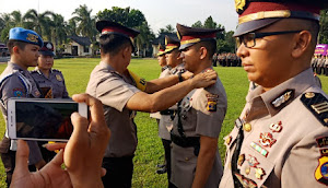Sertijab Beberapa Perwira Di Polres Lampung Timur
