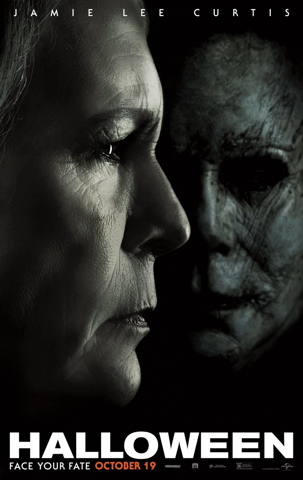Halloween Movie Poster Horror 2018 Laurie Strode Art Print 13x20" 24x36" 27x40"