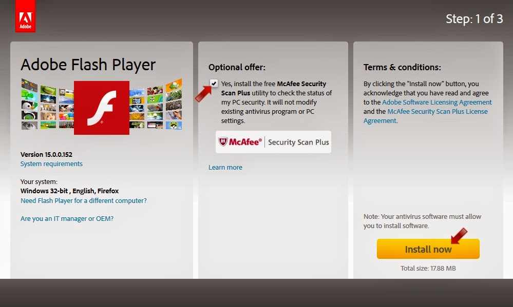 Как да инсталирам Adobe Flash Player Адоб флаш плеър?