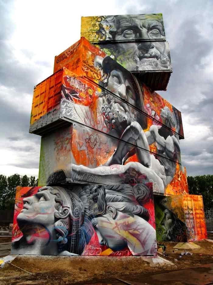 Испанский стрит-арт дуэт. Pichi & Avo (street art)