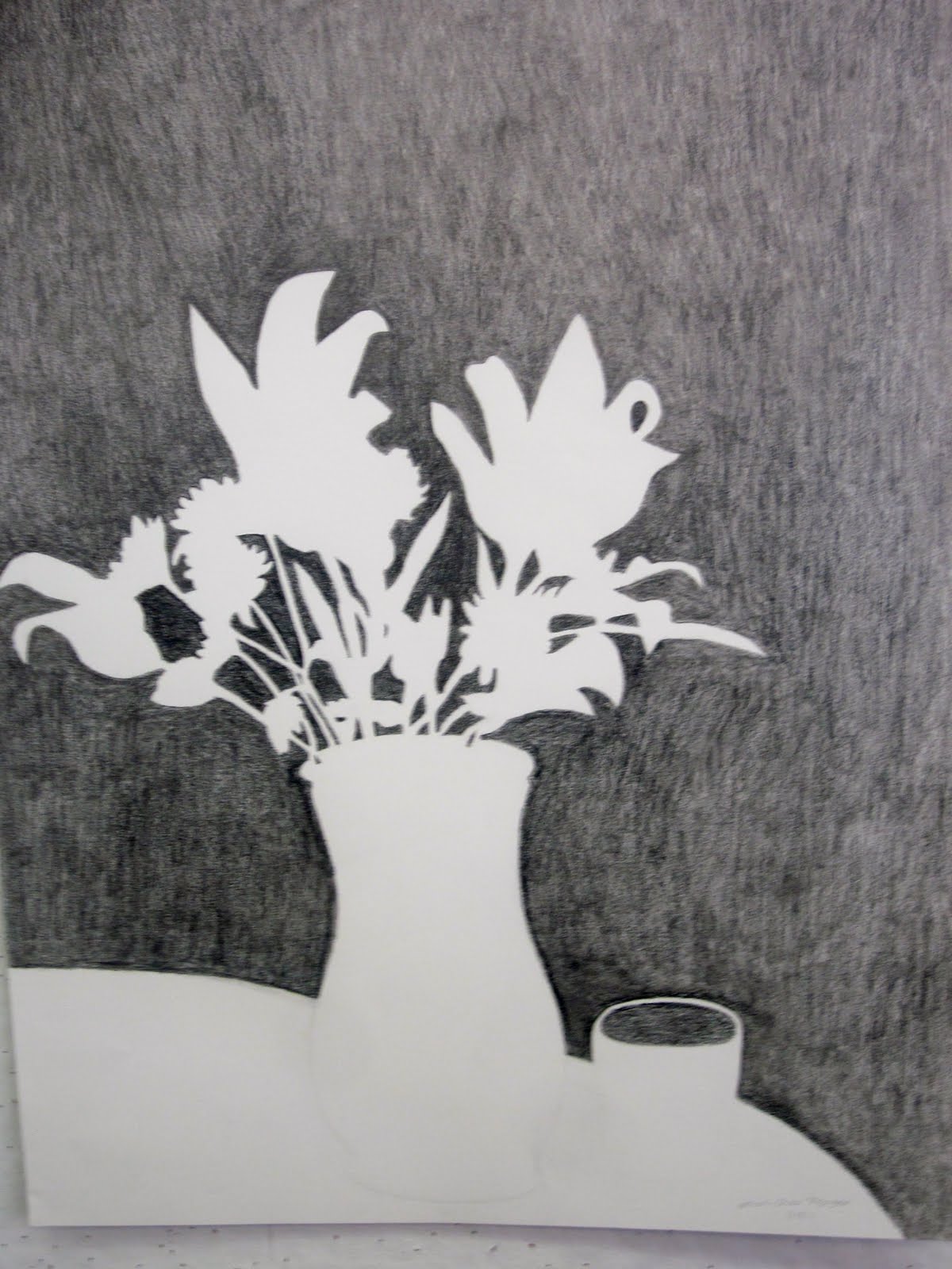 UCD Design Drawing Stars-2011-Winter Quarter: FLOWERS in negative space
