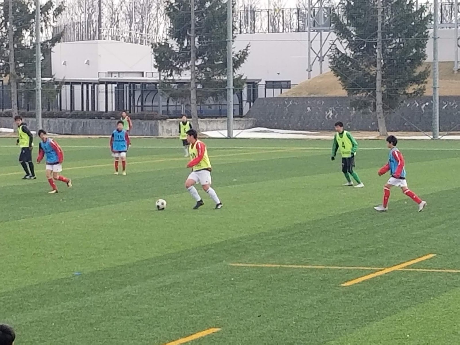 専修大学北上高校男子サッカー部 新入生の練習試合