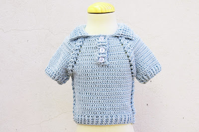 2-Crochet IMAGEN Jersey de niño y niña a crochet muy facil y rapido Majovel Crochet 