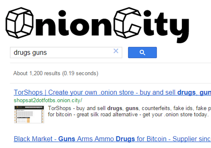 Onion.City — Search Engine for Deep Web that Works From Normal Web Browser