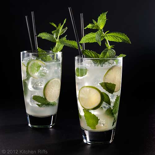 Mojito Cocktail with mint garnish