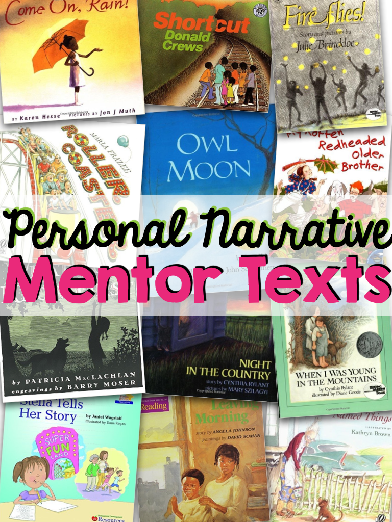 Personal narrative mentor texts high school image