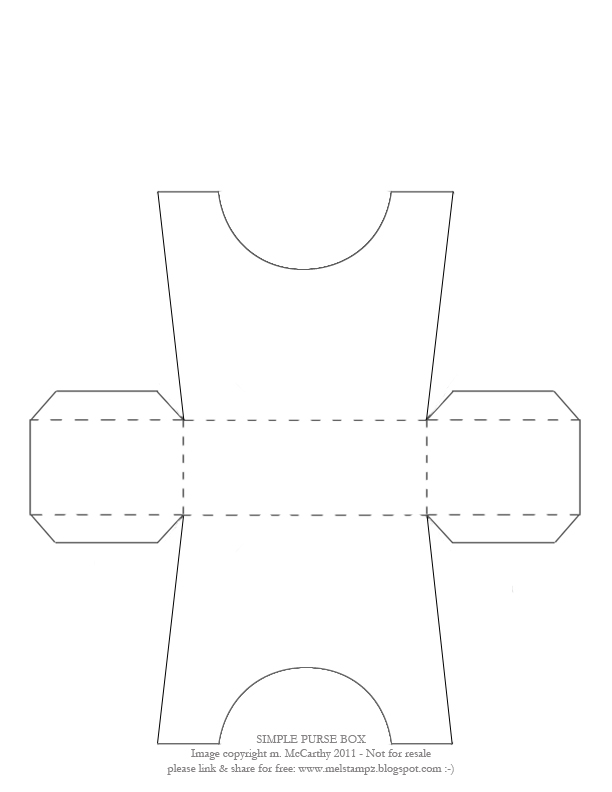 Mel Stampz New Simple Purse Box Templates
