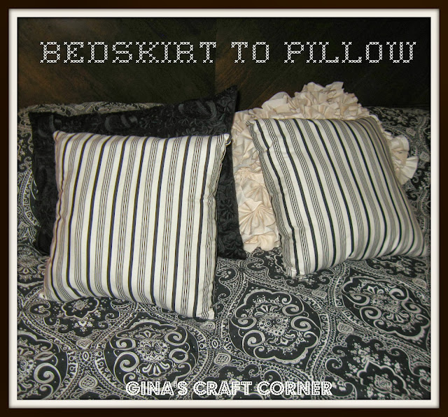 Bedskirt to pillows