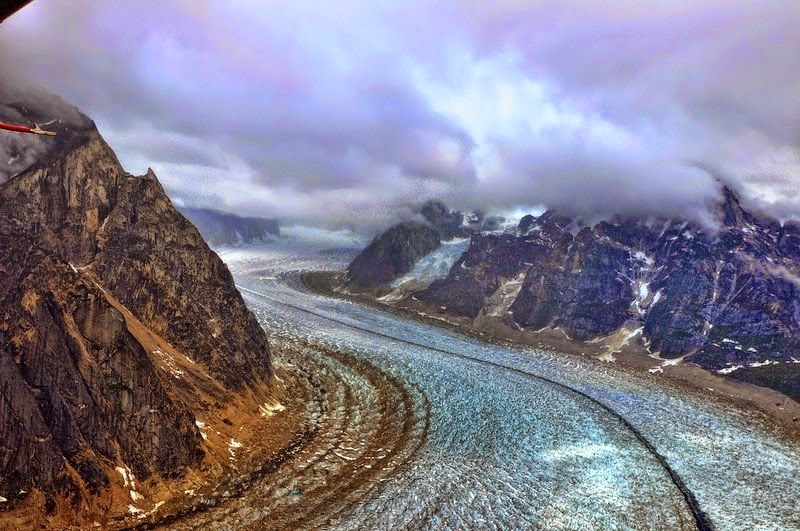 The Ruth Glacier, in Denali National Park The Ruth Glacier, in Denali National Park