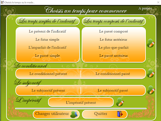 برنامج Lancer Conjuguer لتعلم تصريف الأفعال باللغة الفرنسية 1