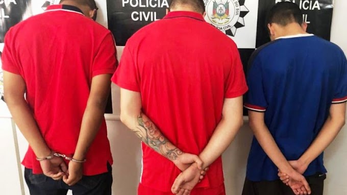 CACHOEIRINHA | Trio ligado a grupo criminoso é preso em flagrante pela Polícia Civil