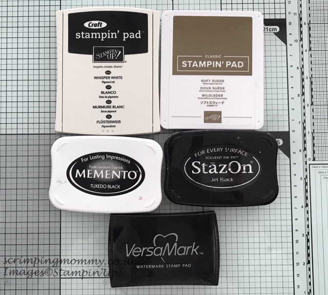 scrimpingmommy Stampin' Up! inks in a nutshell.