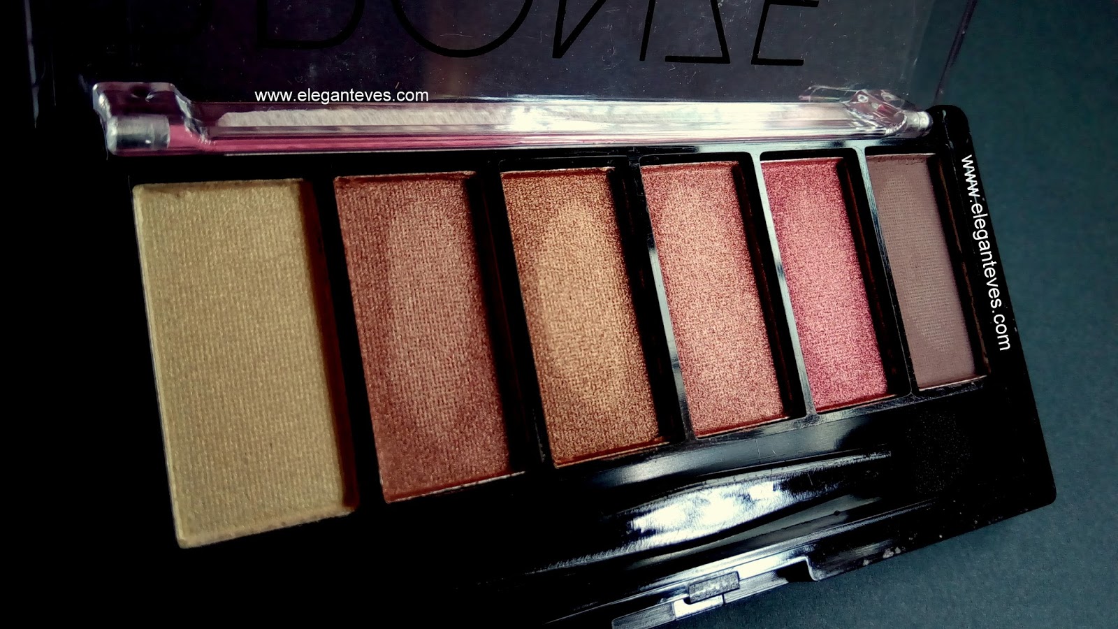 Review, Swatches of Technic Eyeshadow palette in Bronze Elegant Eves