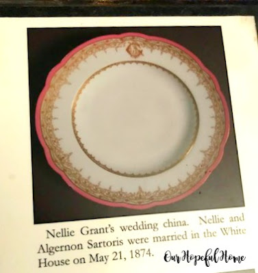 Nellie Algernon Sartoris wedding White House china