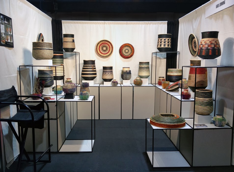 Karibaskets A Round and "Hairy" Basket for Craft Boston