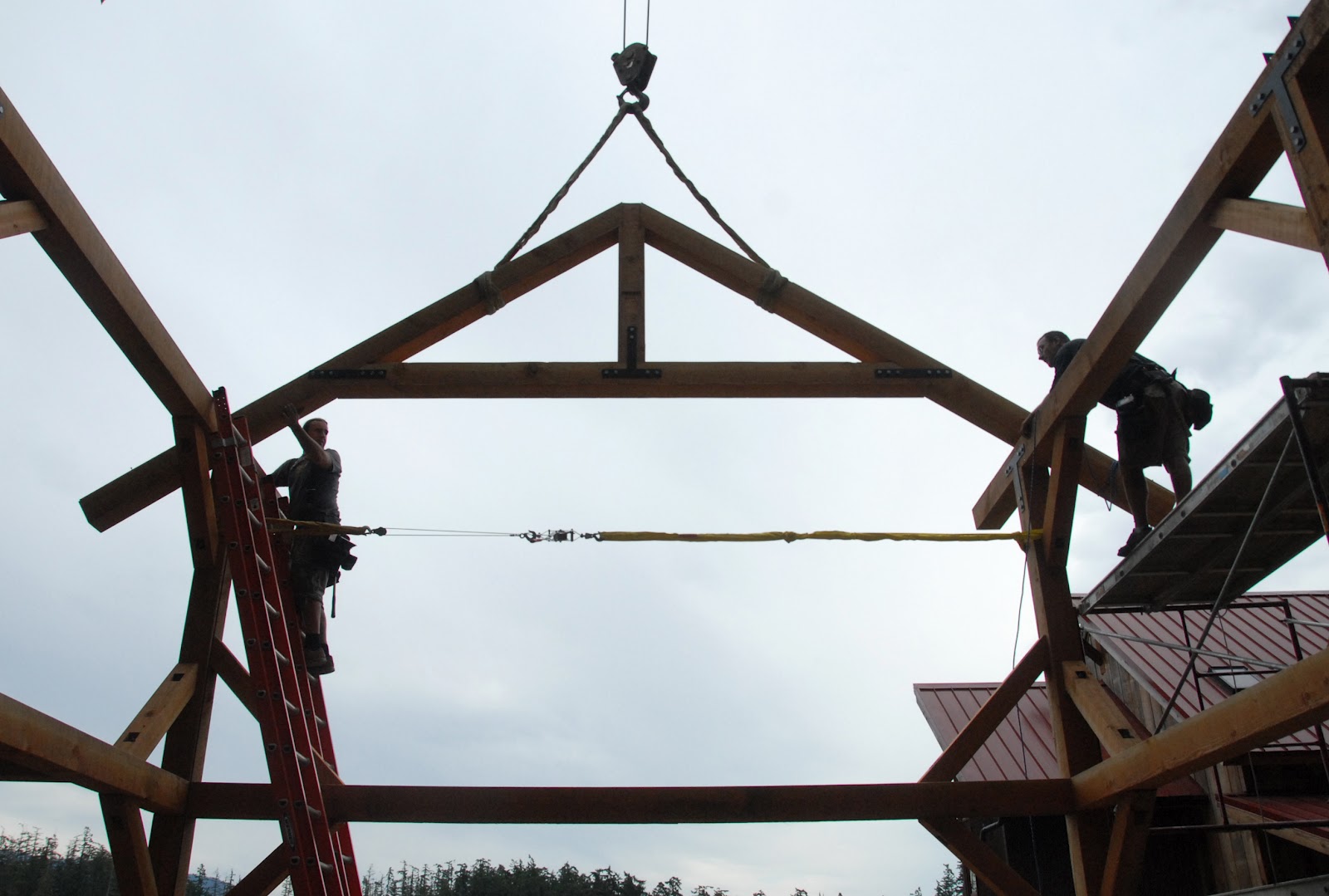 Eye On Orcas Building a Timber Frame Homestead on Orcas Island