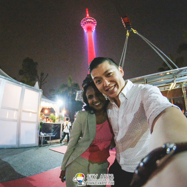 #TCSelfie with Yoges and KL Tower before we leave Dinner In The Sky.