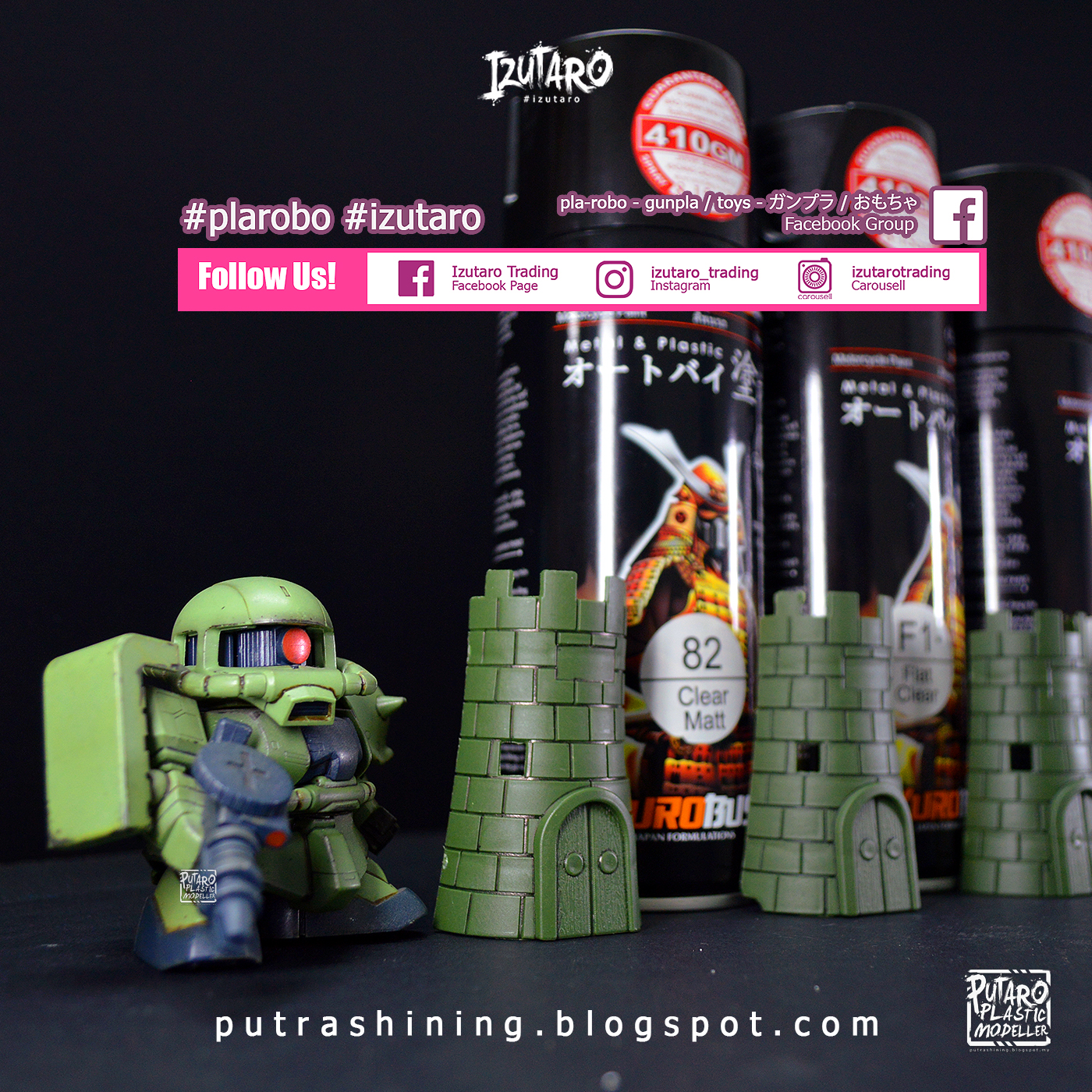 Tutorial Samurai Spray Paint Top Coat by Putra Shining