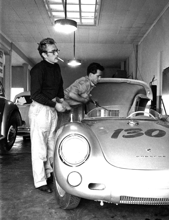 Today's News James Dean And His Silver Porsche 550 Spyder