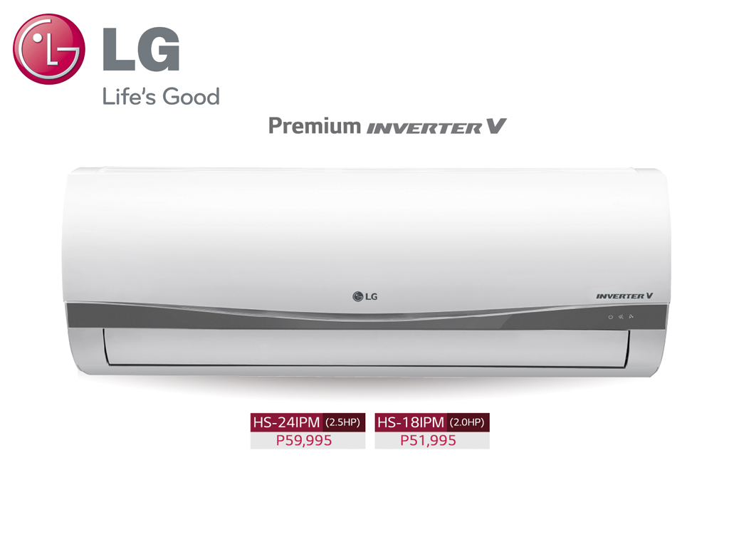 LG's Inverter V technology air conditioners