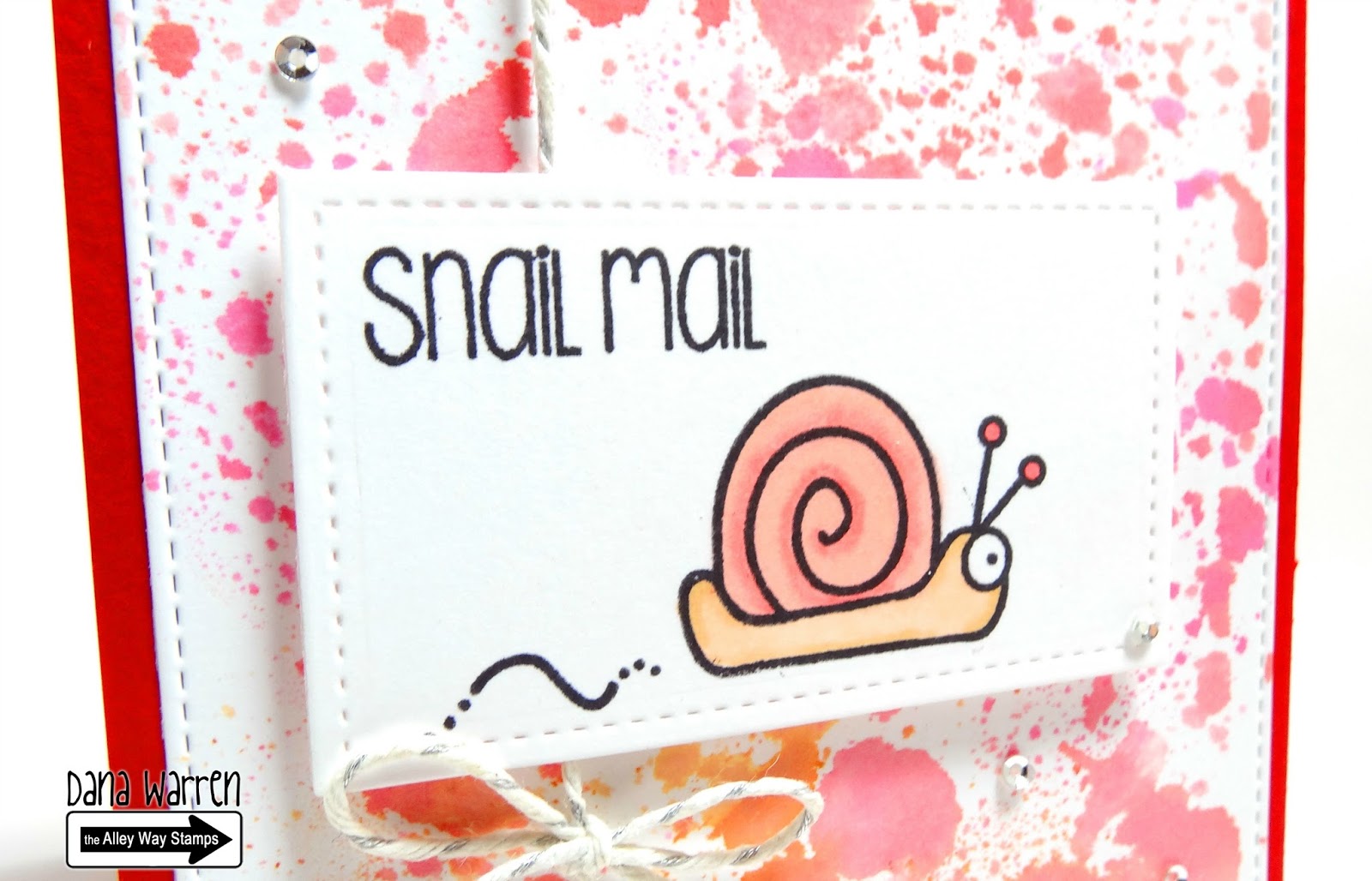Kraft Paper Stamps Snail Mail