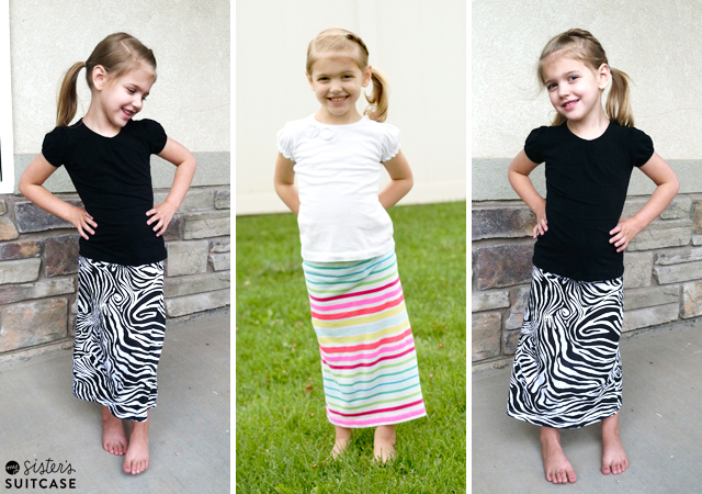 $5 Friday : Toddler Maxi Skirt (from tank top) Tutorial - My Sister's ...