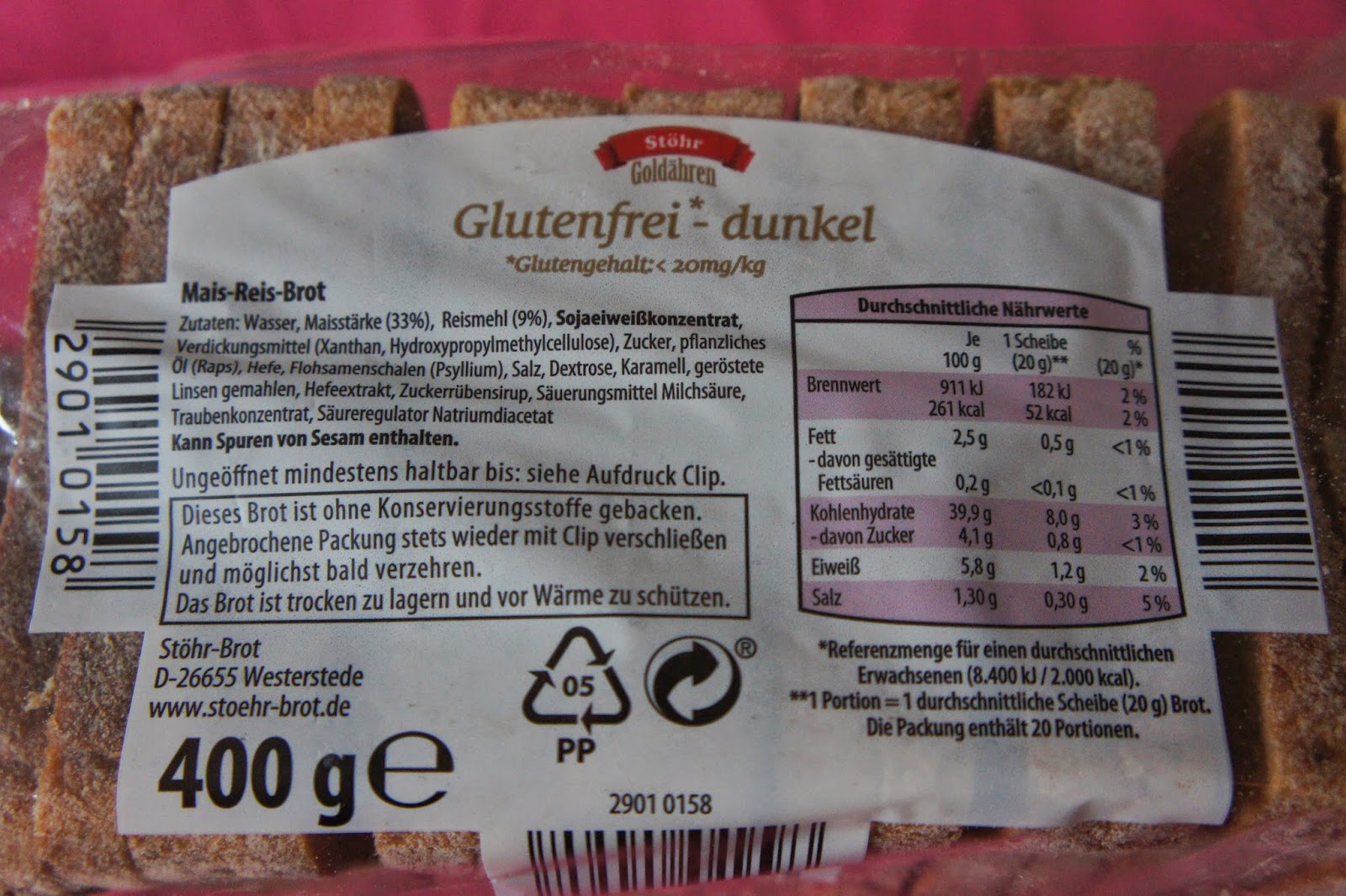 Glutenfreies Brot Von Der Stohr Backerei Ein Glutenfreier Blog