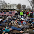 Florida School Shooting: American teens lie in front of White House to demand gun control