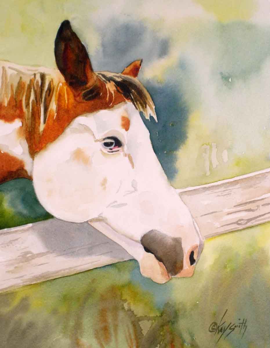 KaySmithBrushworks A Horse Named Joe