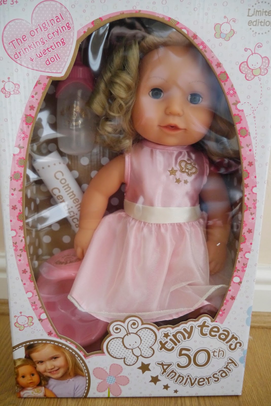 Tiny Tears 50th anniversary doll Kerry Louise Norris